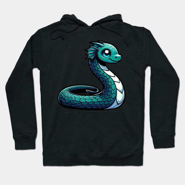 Cute sea monster Hoodie by Ferdi Everywhere